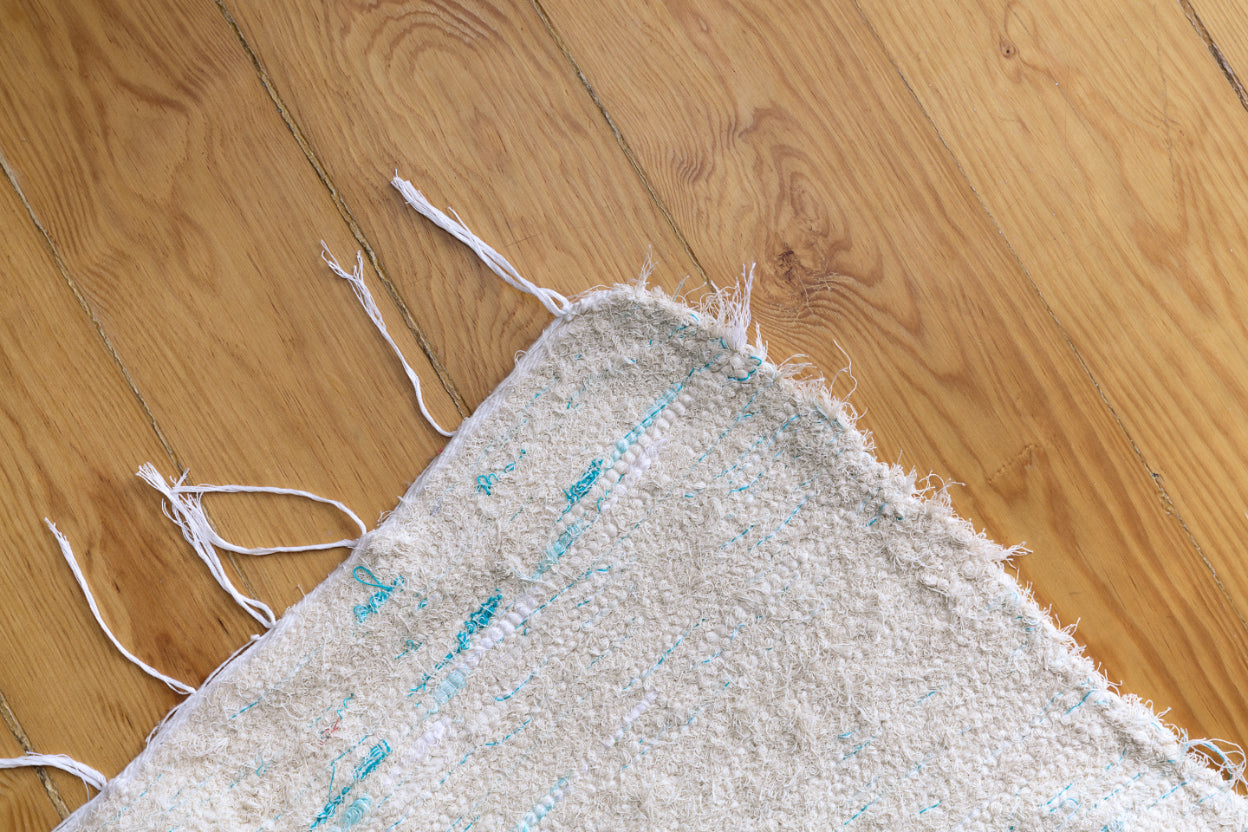 White rug