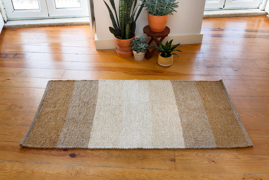 Beige rug