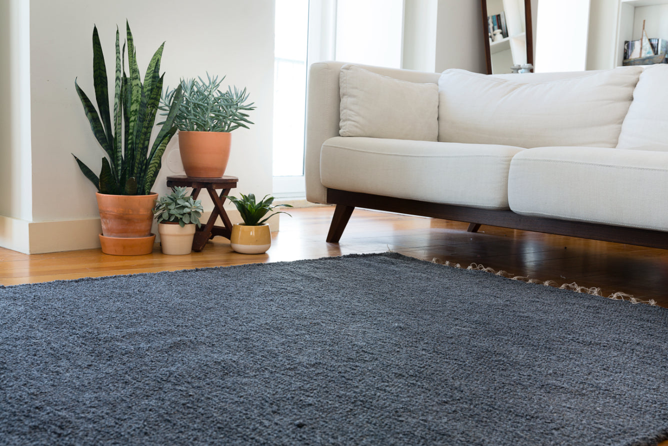 Gray rug