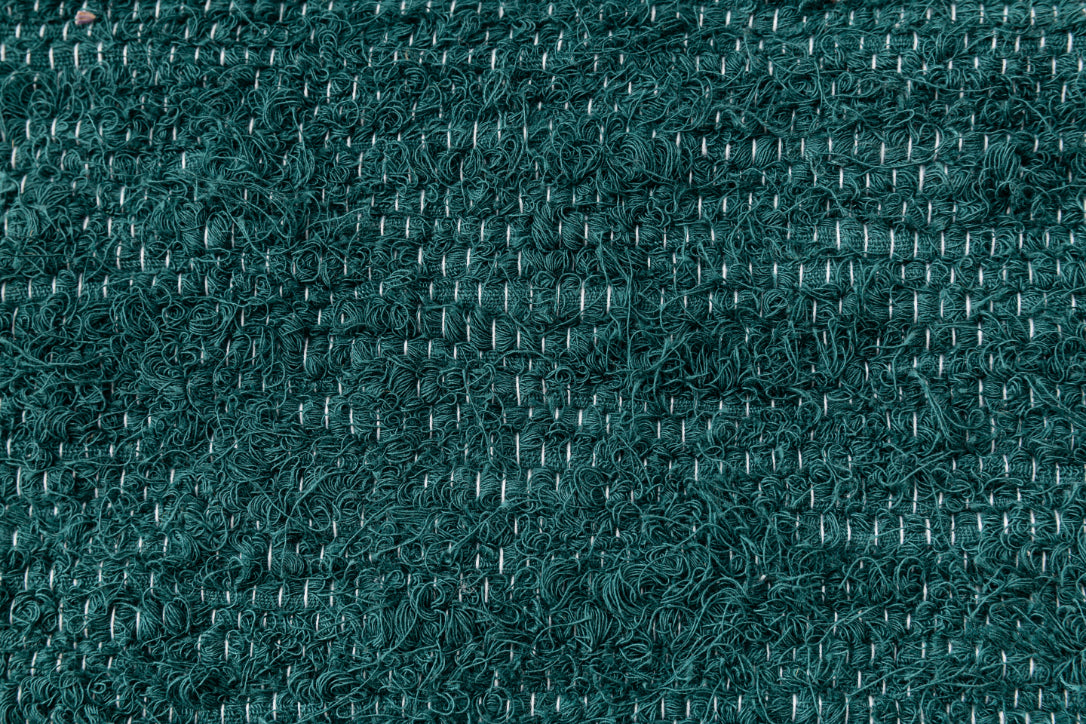 Green rug