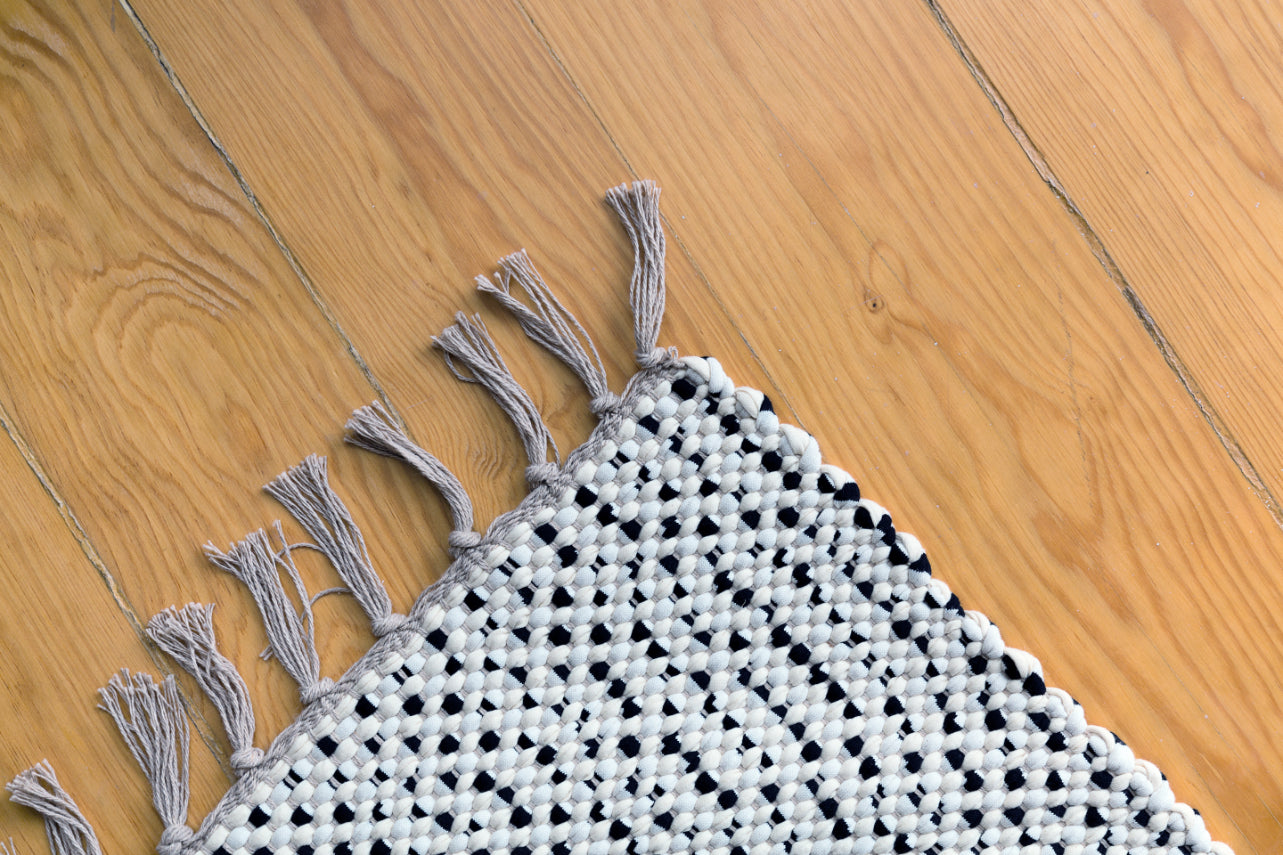 White rug