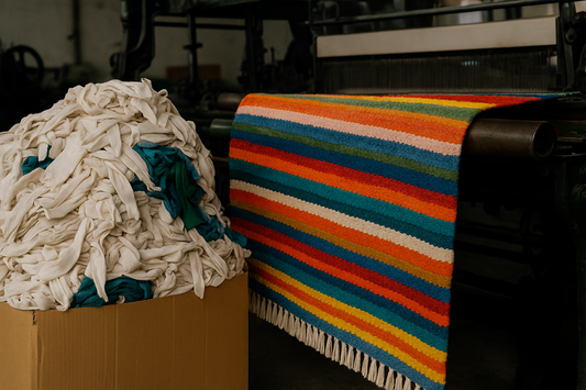 Upcycled rug