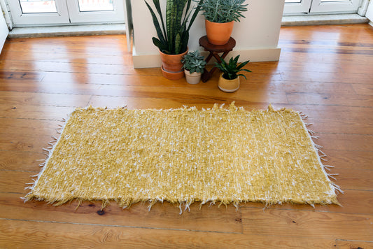 Yellow rug